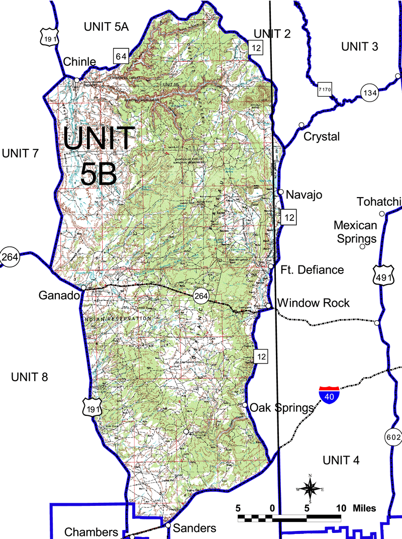 AZ Hunt Unit 6A Map